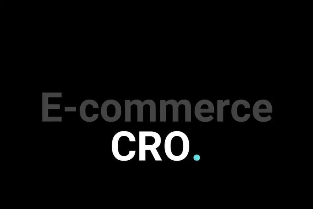Ecommerce CRO service